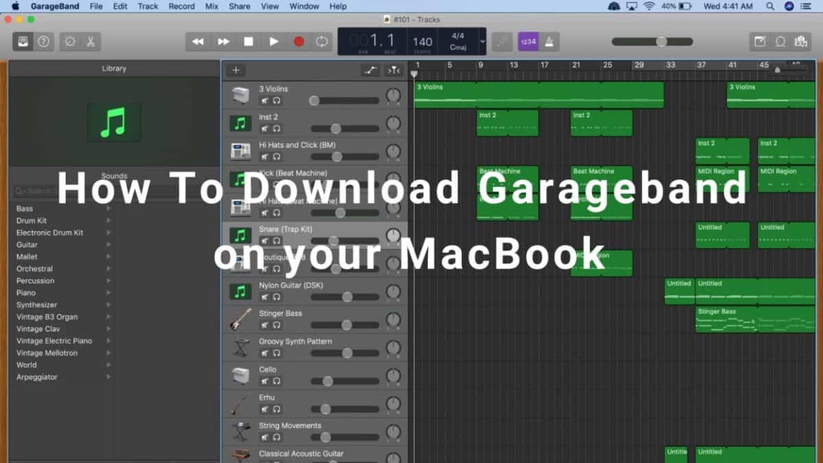 My Macbook Pro Won Download Garageband From App Store